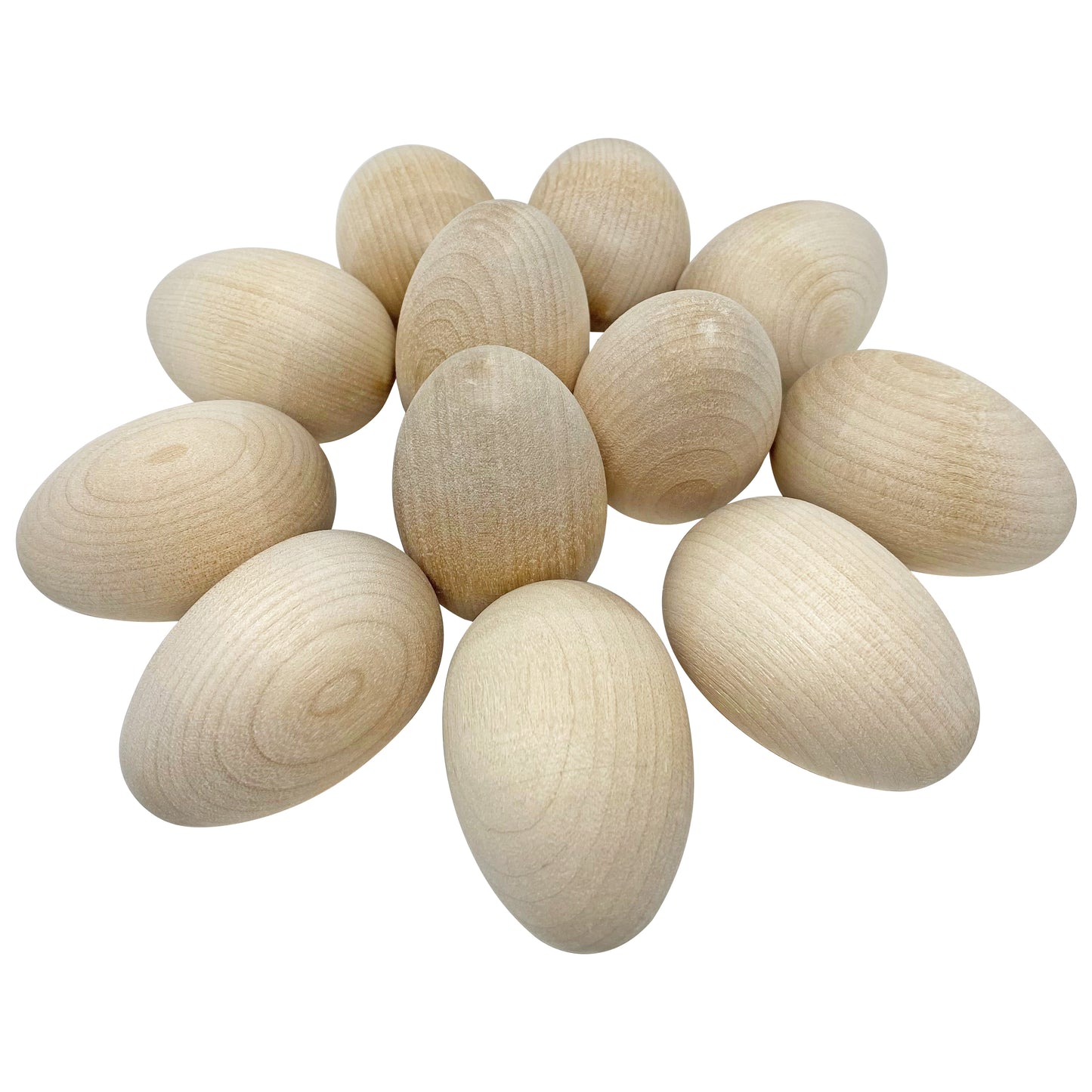 Wood Nest Eggs - Natural (12 Pack)