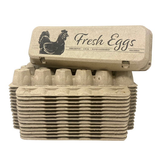 Cackle Hatchery Vented Paper Pulp Egg Cartons (24 Pack)