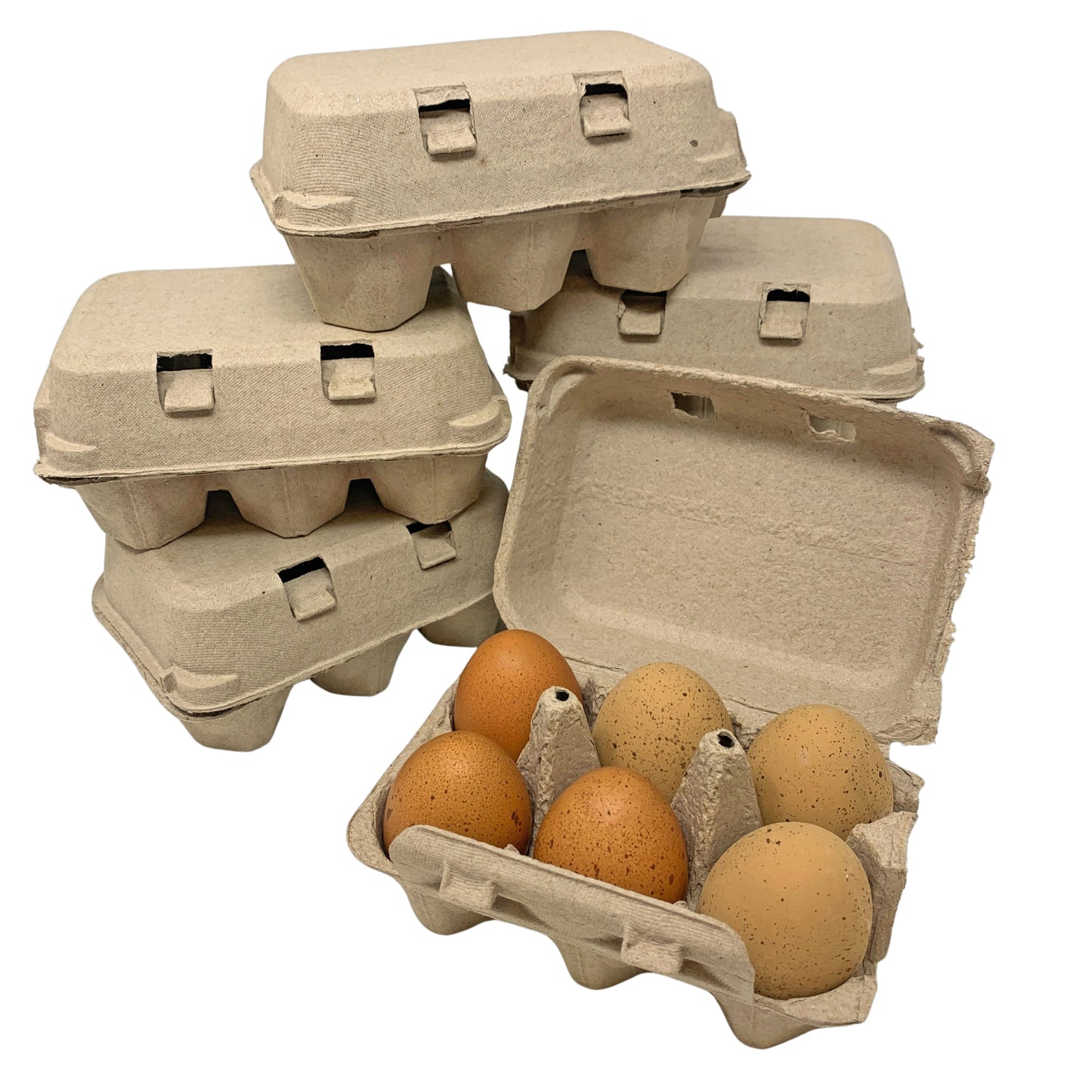 6-Egg Paper Egg Cartons