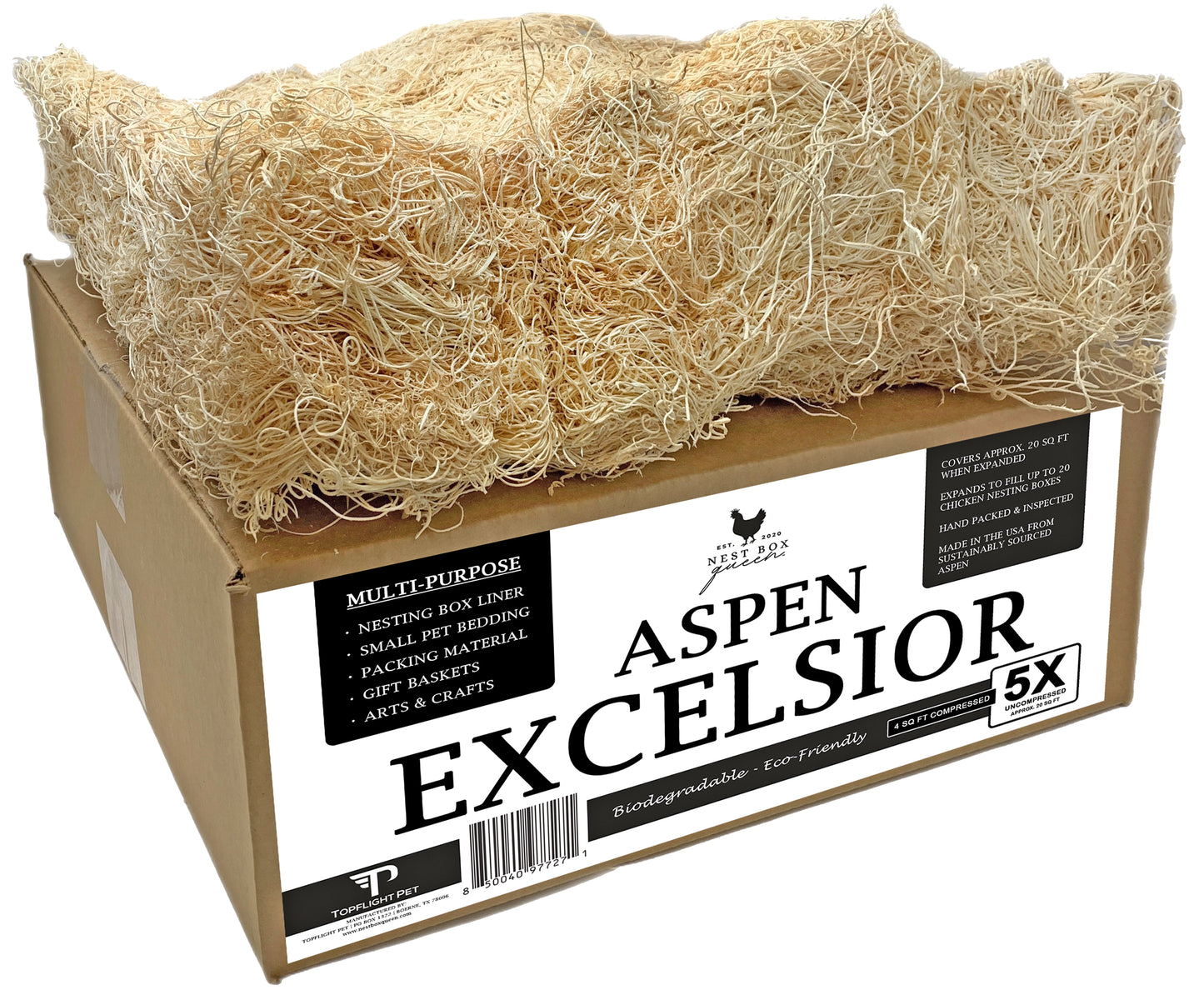 Aspen Excelsior (6 LB Compressed)