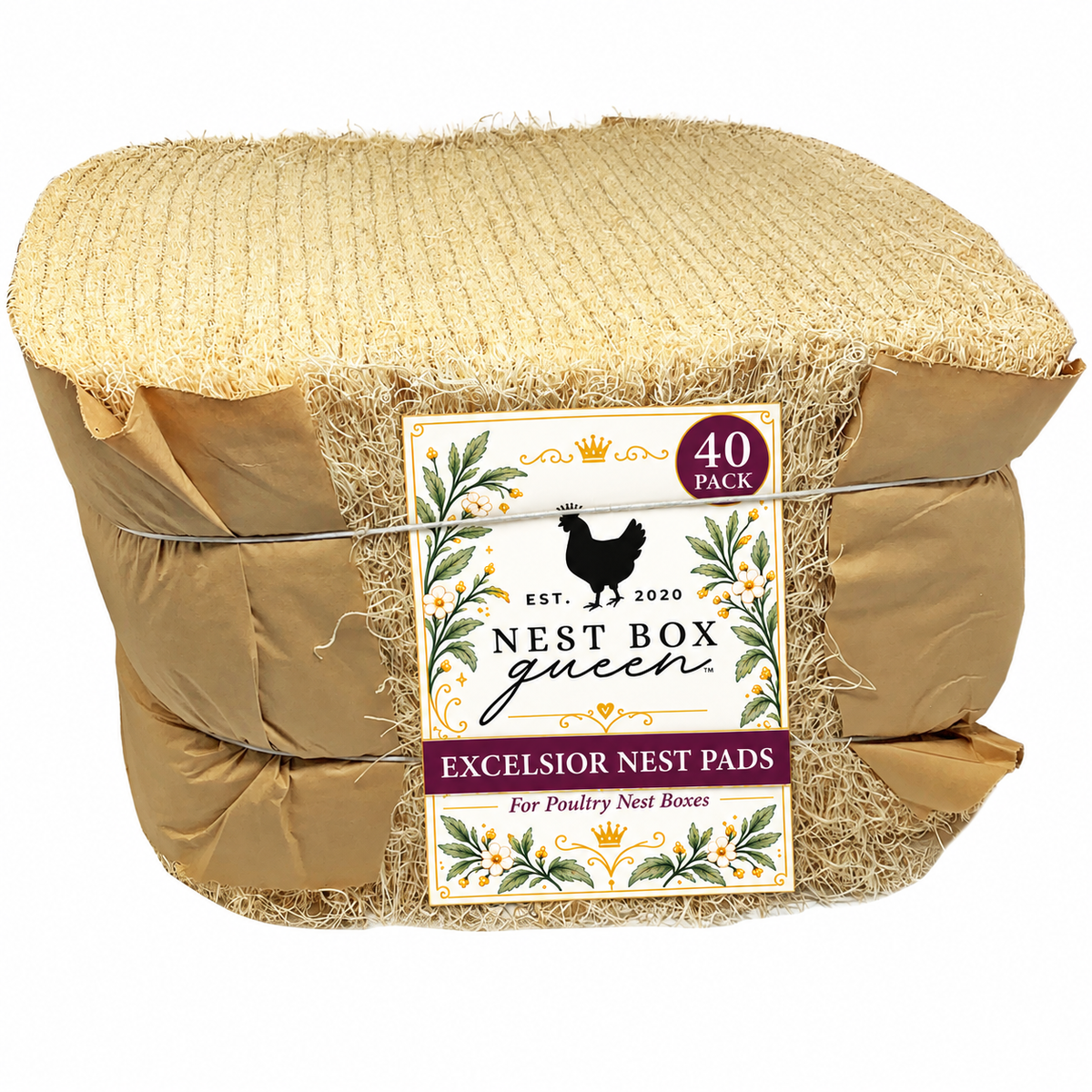 Excelsior Nest Box Pads - 40 Pack