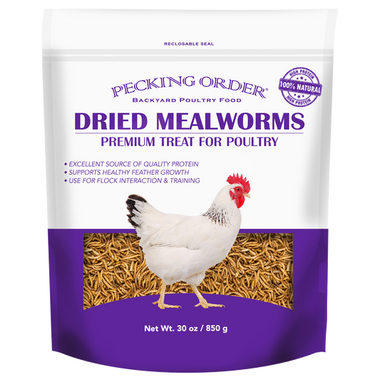 Dried Mealworms - 30 oz