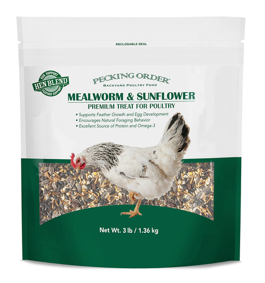 Mealworm & Sunflower Blend - 3 LB