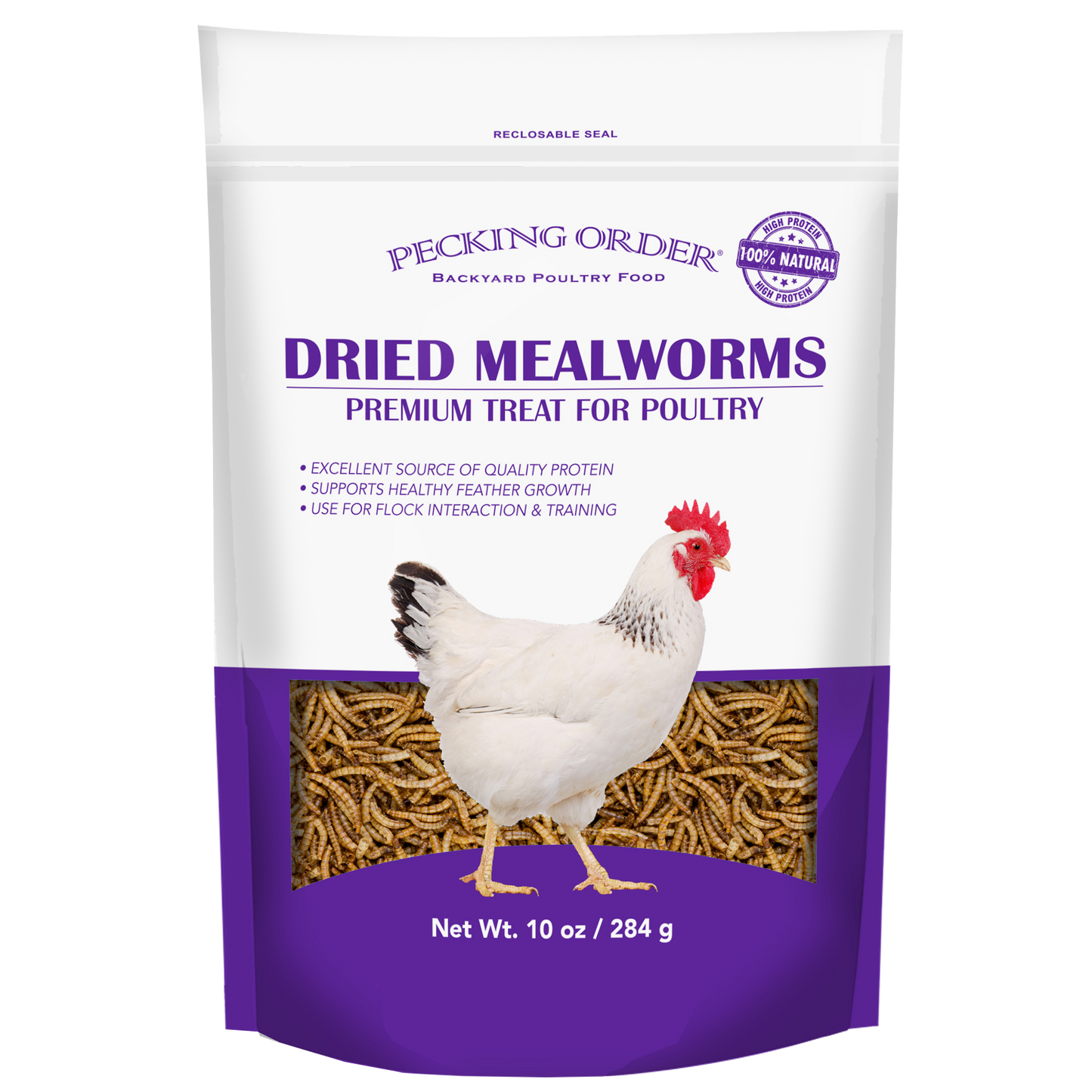 Dried Mealworms - 10 oz