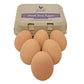 Ceramic Nest Eggs - Brown (6 Pack)
